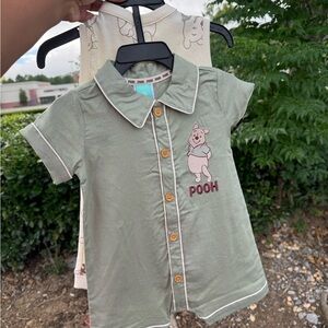 Pooh Kids Romper - Green